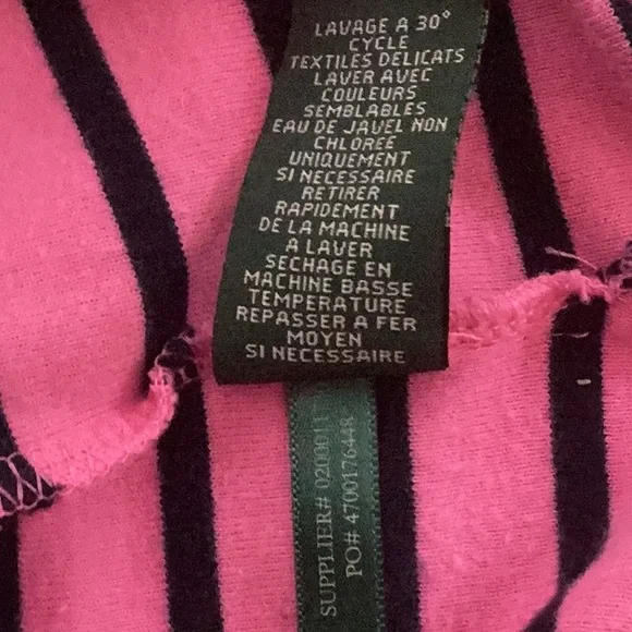 LRL Ralph Lauren pink and black top - Picture 7 of 7